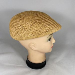 Dorfman Pacific Woven Natural Fibre Cufflley Cap
